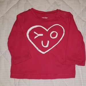 Baby Gap love you long sleeve tee